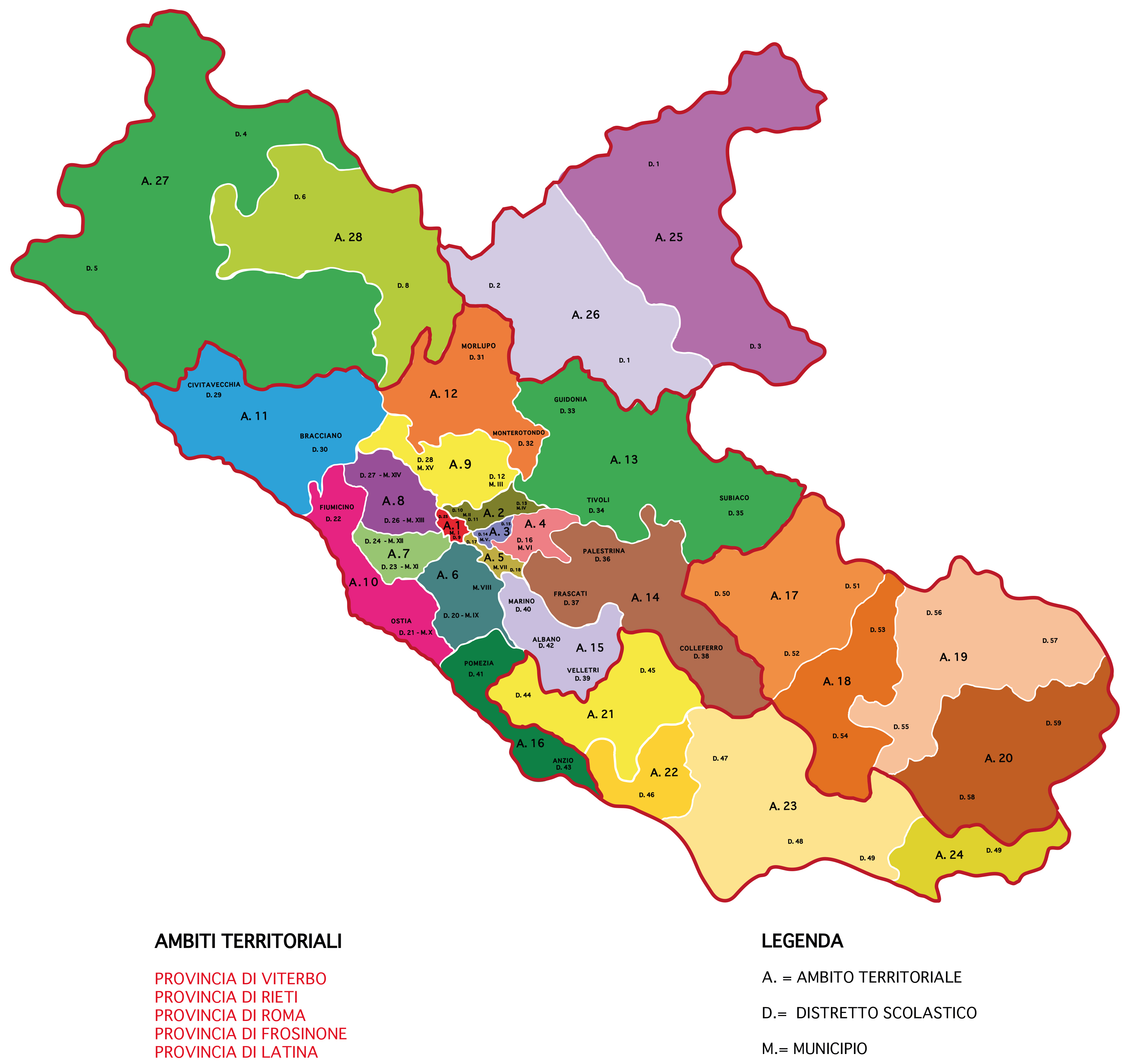 USR Lazio Piano Regionale Di Dimensionamento Delle Istituzioni